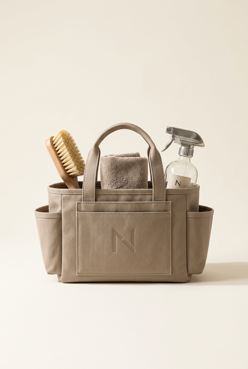 Utility Tote from the Stay Neat members only collection